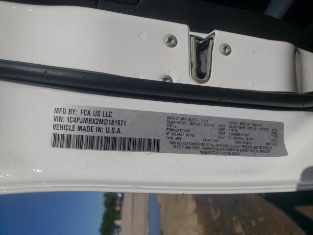 Photo 10 from auction – 2021 JEEP CHEROKEE T with VIN 1C4PJMBX2MD181971