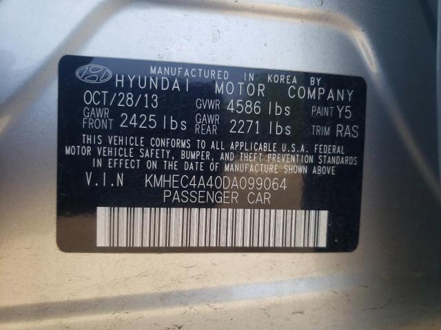 Photo 10 from auction – 2013 HYUNDAI SONATA HYB with VIN KMHEC4A40DA099064