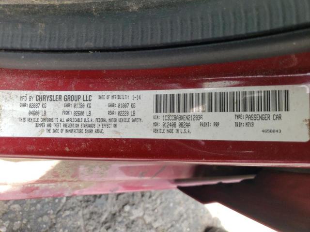 Photo 10 from auction – 2014 CHRYSLER 200 LX with VIN 1C3CCBABXEN212936