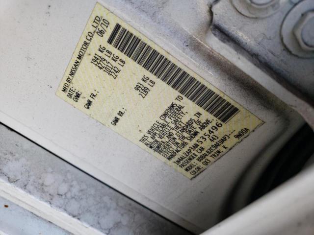 Photo 10 from auction – 2010 NISSAN ALTIMA BAS with VIN 1N4AL2AP3AN535496