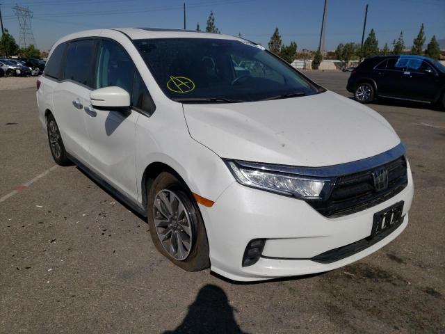 HONDA ODYSSEY EX 2021 with VIN 5FNRL6H74MB037787 - Photo from auction