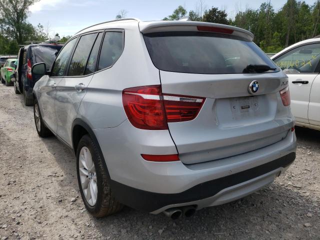 Photo 3 from auction – 2017 BMW X3 XDRIVE2 with VIN 5UXWX9C30H0W74630