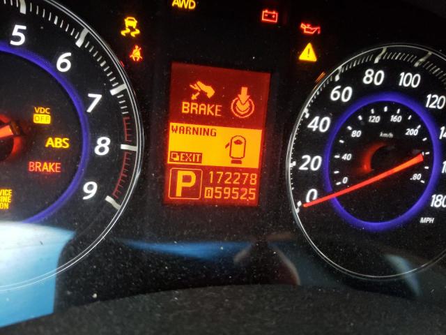 Photo 8 from auction – 2010 INFINITI FX35 with VIN JN8AS1MW4AM854880