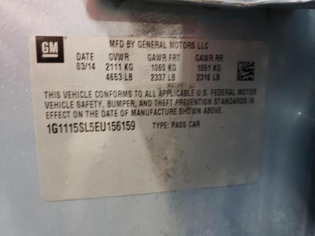 Photo 10 from auction – 2014 CHEVROLET IMPALA LT with VIN 1G1115SL5EU156159