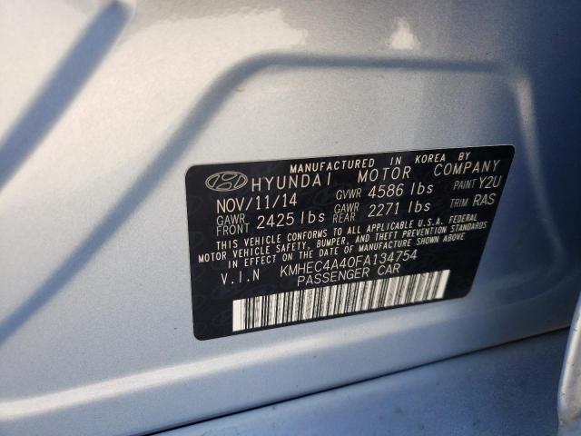 Photo 10 from auction – 2015 HYUNDAI SONATA HYB with VIN KMHEC4A40FA134754