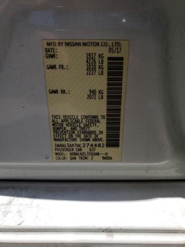 Photo 10 from auction – 2017 NISSAN ALTIMA 2.5 with VIN 1N4AL3AP7HC274482