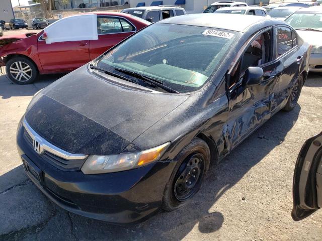 Photo 2 from auction – 2012 HONDA CIVIC LX with VIN 2HGFB2F57CH589147