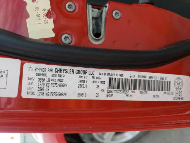 Photo 10 from auction – 2012 DODGE RAM 1500 S with VIN 1C6RD7MTXCS338157