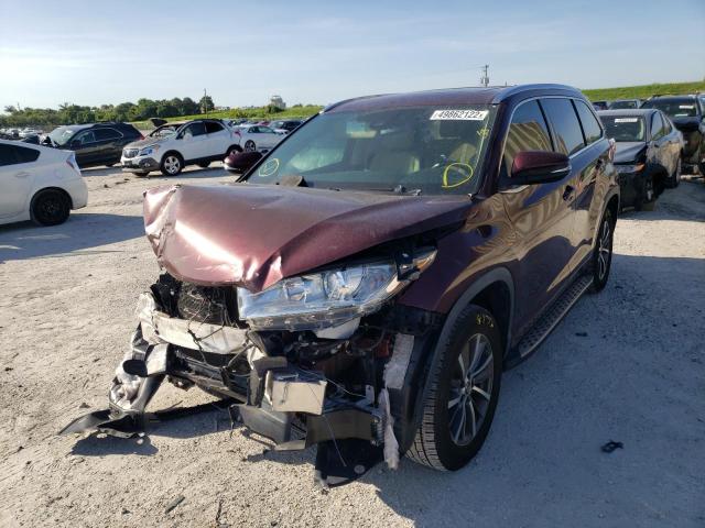 Photo 2 from auction – 2017 TOYOTA HIGHLANDER with VIN 5TDKZRFH3HS188845