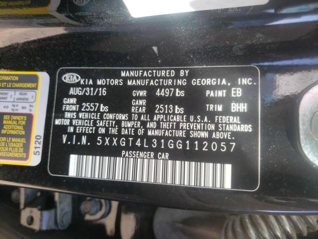 Photo 10 from auction – 2016 KIA OPTIMA LX with VIN 5XXGT4L31GG112057