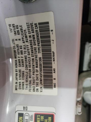 Photo 10 from auction – 2011 HONDA CIVIC HYBR with VIN JHMFA3F26BS001306