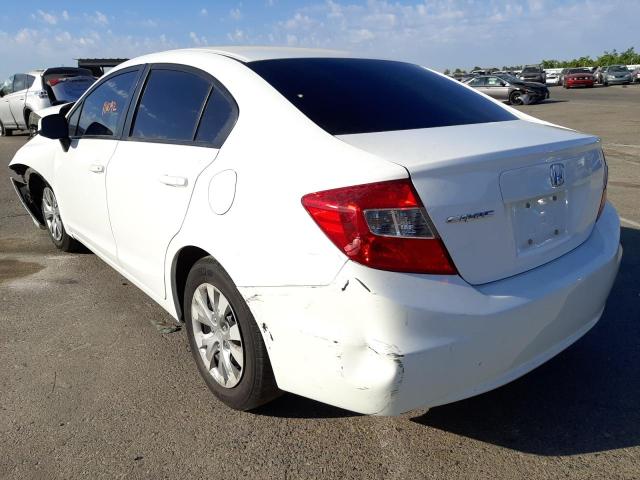 Photo 3 from auction – 2012 HONDA CIVIC LX with VIN 19XFB2F51CE375779