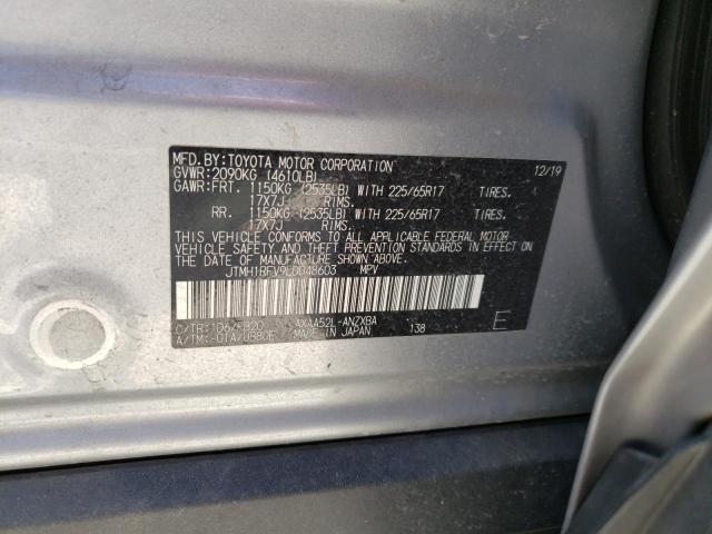 Photo 10 from auction – 2020 TOYOTA RAV4 LE with VIN JTMH1RFV9LD048603