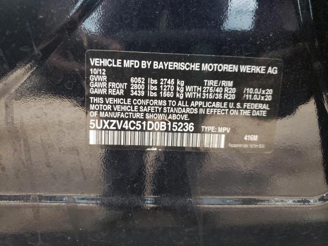 Photo 10 from auction – 2013 BMW X5 XDRIVE3 with VIN 5UXZV4C51D0B15236