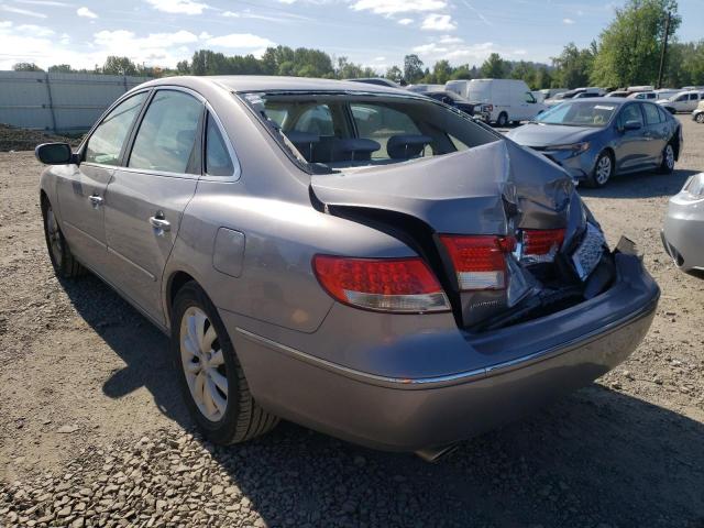 Photo 3 from auction – 2007 HYUNDAI AZERA SE with VIN KMHFC46F37A172298