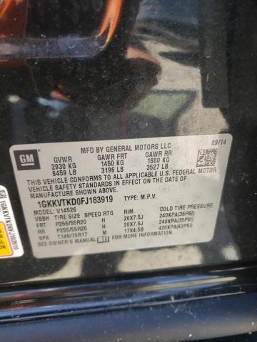 Photo 10 from auction – 2015 GMC ACADIA DEN with VIN 1GKKVTKD0FJ183919