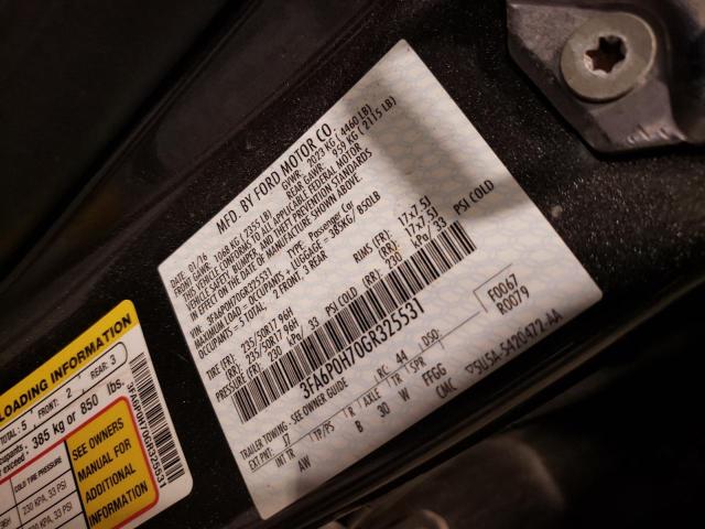 Photo 10 from auction – 2016 FORD FUSION SE with VIN 3FA6P0H70GR325531