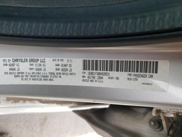 Photo 10 from auction – 2011 DODGE AVENGER MA with VIN 1B3BD1FG8BN528531