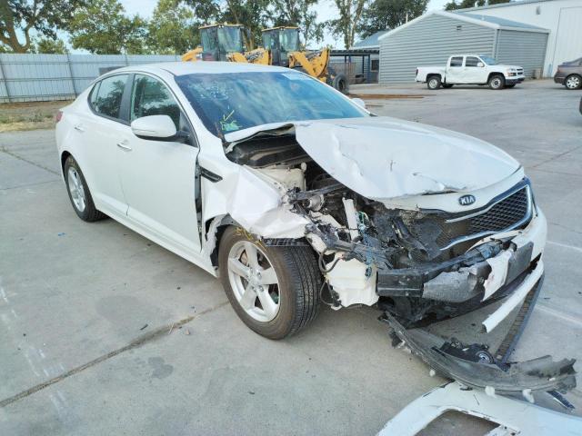 KIA OPTIMA LX 2015 with VIN KNAGM4A7XF5664112 - Photo from auction