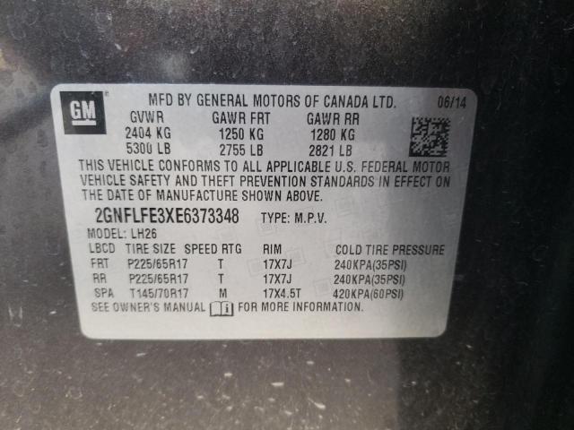 Photo 10 from auction – 2014 CHEVROLET EQUINOX LT with VIN 2GNFLFE3XE6373348