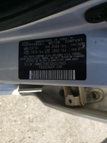 Photo 10 from auction – 2013 HYUNDAI ACCENT GLS with VIN KMHCT5AE1DU107905