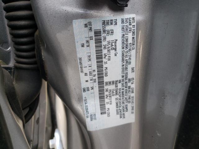 Photo 10 from auction – 2016 FORD FOCUS S with VIN 1FADP3E20GL290506