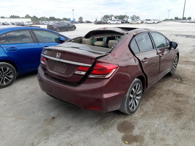 Photo 4 from auction – 2015 HONDA CIVIC EXL with VIN 19XFB2F95FE099209