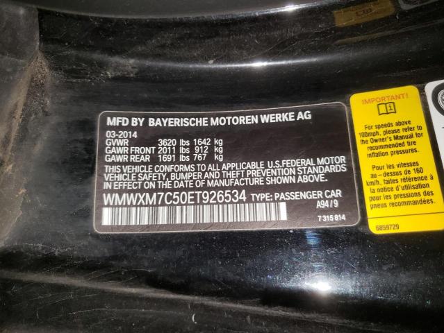 Photo 10 from auction – 2014 MINI COOPER S with VIN WMWXM7C50ET926534