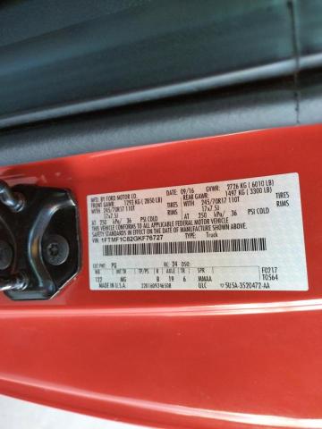 Photo 10 from auction – 2016 FORD F150 with VIN 1FTMF1C82GKF76727