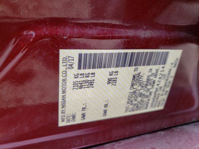 Photo 10 from auction – 2017 NISSAN MAXIMA 3.5 with VIN 1N4AA6AP0HC424214