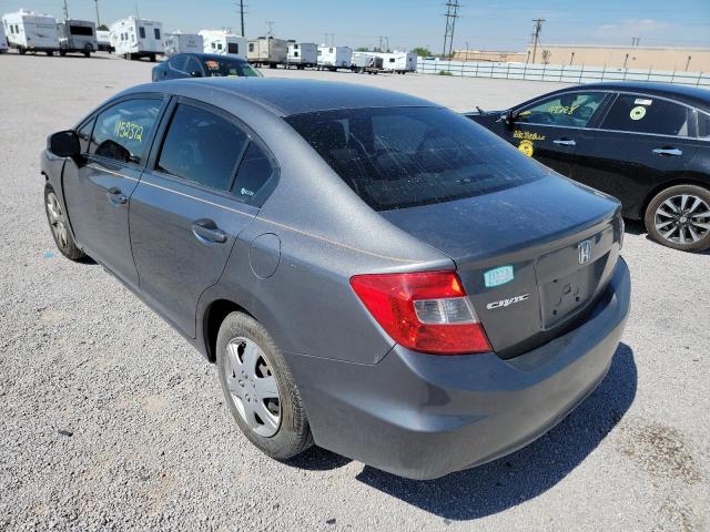 Photo 3 from auction – 2012 HONDA CIVIC LX with VIN 19XFB2F56CE009882
