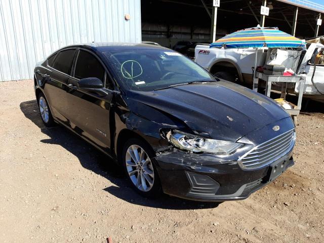 FORD FUSION SE 2019 with VIN 3FA6P0LU0KR105554 - Photo from auction