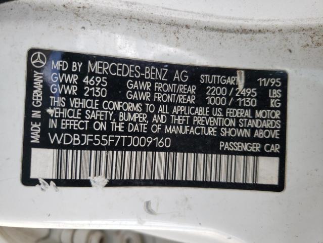Photo 10 from auction – 1996 MERCEDES-BENZ E 320 with VIN WDBJF55F7TJ009160