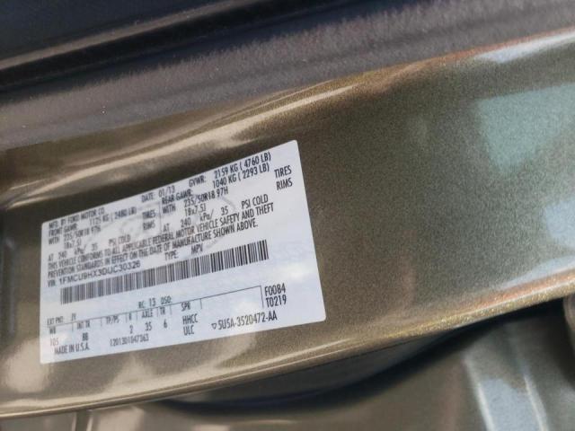 Photo 10 from auction – 2013 FORD ESCAPE SEL with VIN 1FMCU9HX3DUC30326