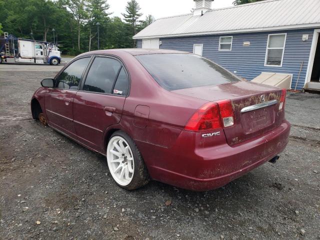 Photo 3 from auction – 2003 HONDA CIVIC with VIN 2HGES15523H580900