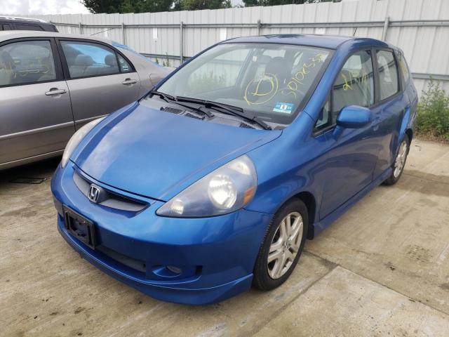 Photo 2 from auction – 2007 HONDA FIT S with VIN JHMGD38607S050911