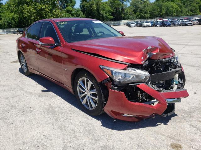 INFINITI Q50 BASE 2014 with VIN JN1BV7APXEM682791 - Photo from auction