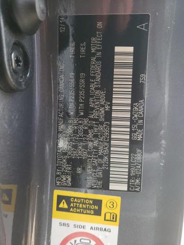Photo 10 from auction – 2015 LEXUS RX 350 BAS with VIN 2T2BK1BA3FC299573