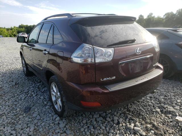 Photo 3 from auction – 2008 LEXUS RX 350 with VIN JTJHK31U582852020