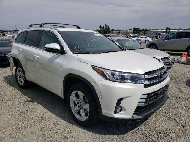 TOYOTA HIGHLANDER 2017 with VIN 5TDDZRFH0HS361584 - Photo from auction