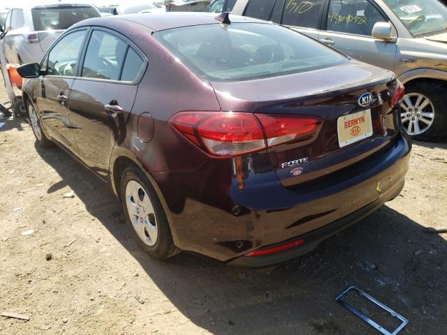 Photo 3 from auction – 2017 KIA FORTE LX with VIN 3KPFK4A75HE085914