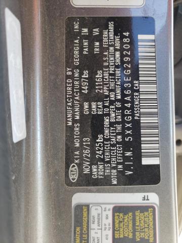 Photo 10 from auction – 2014 KIA OPTIMA SX with VIN 5XXGR4A63EG292084