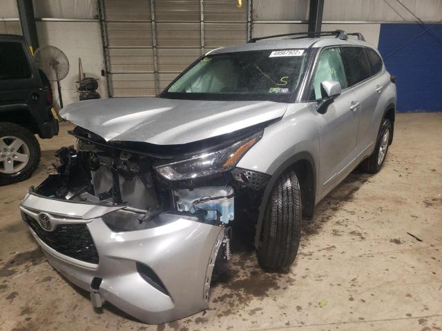 Photo 2 from auction – 2022 TOYOTA HIGHLANDER with VIN 5TDCZRBH0NS178473