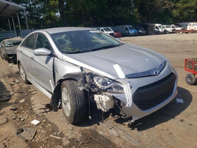 HYUNDAI SONATA HYB 2013 with VIN KMHEC4A40DA099064 - Photo from auction