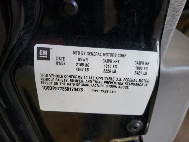 Photo 10 from auction – 2006 CADILLAC CTS HI FEA with VIN 1G6DP577860170423
