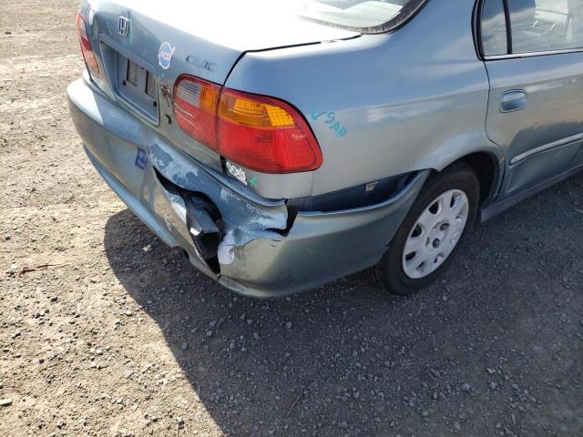 Photo 9 from auction – 2000 HONDA CIVIC BASE with VIN 2HGEJ6613YH581525