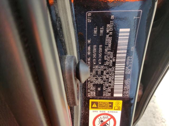 Photo 10 from auction – 2019 TOYOTA HIGHLANDER with VIN 5TDDGRFH0KS072640
