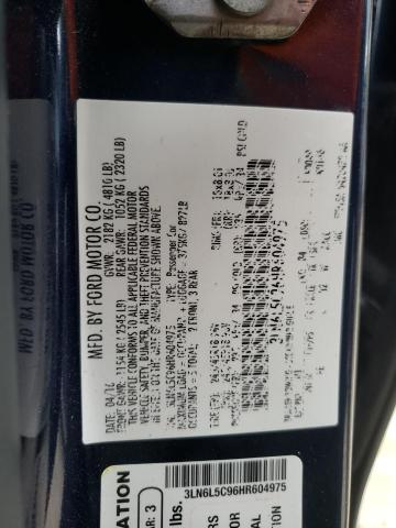 Photo 10 from auction – 2017 LINCOLN MKZ SELECT with VIN 3LN6L5C96HR604975