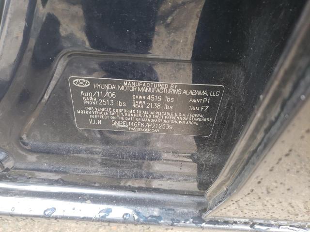Photo 10 from auction – 2007 HYUNDAI SONATA SE/ with VIN 5NPEU46F67H212539