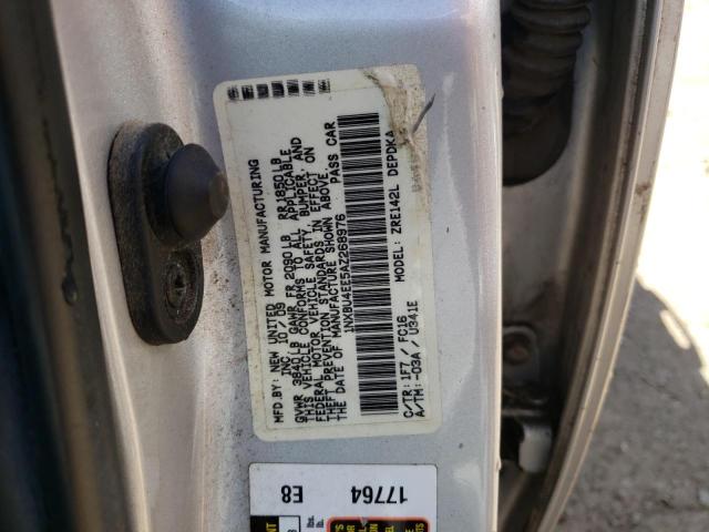 Photo 10 from auction – 2010 TOYOTA COROLLA BA with VIN 1NXBU4EE5AZ268976